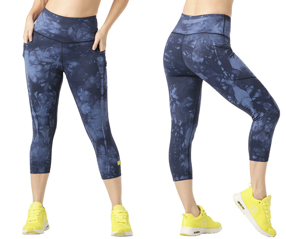 Zumba Tie-Dye High Waisted Crop 