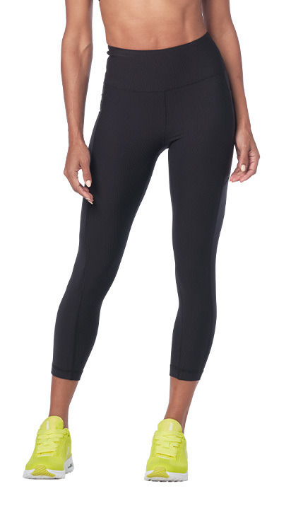 Zumba Dance High Waisted Crop Leggings 