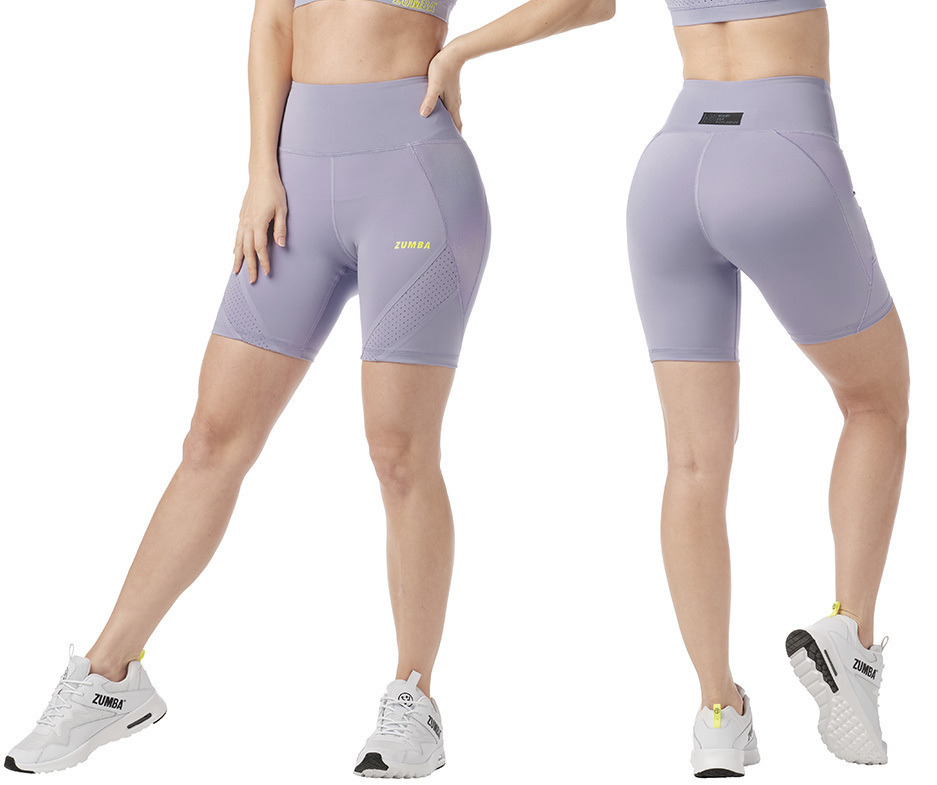 Zumba Futuristic High Waisted Biker 