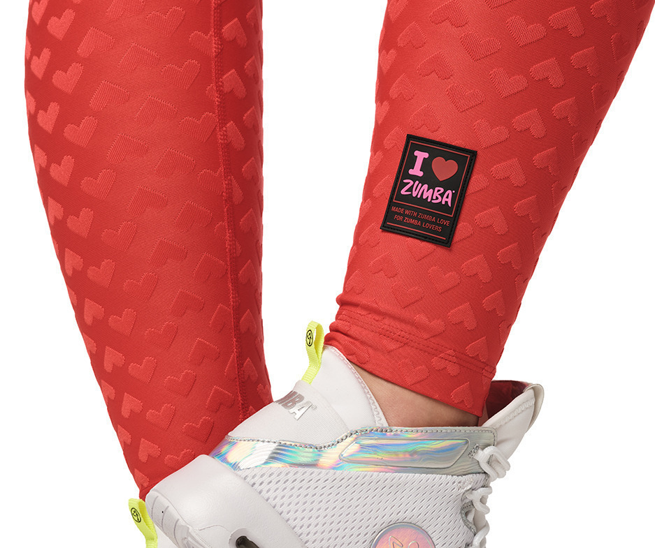 Zumba Love High Waisted Ankle Leggings 