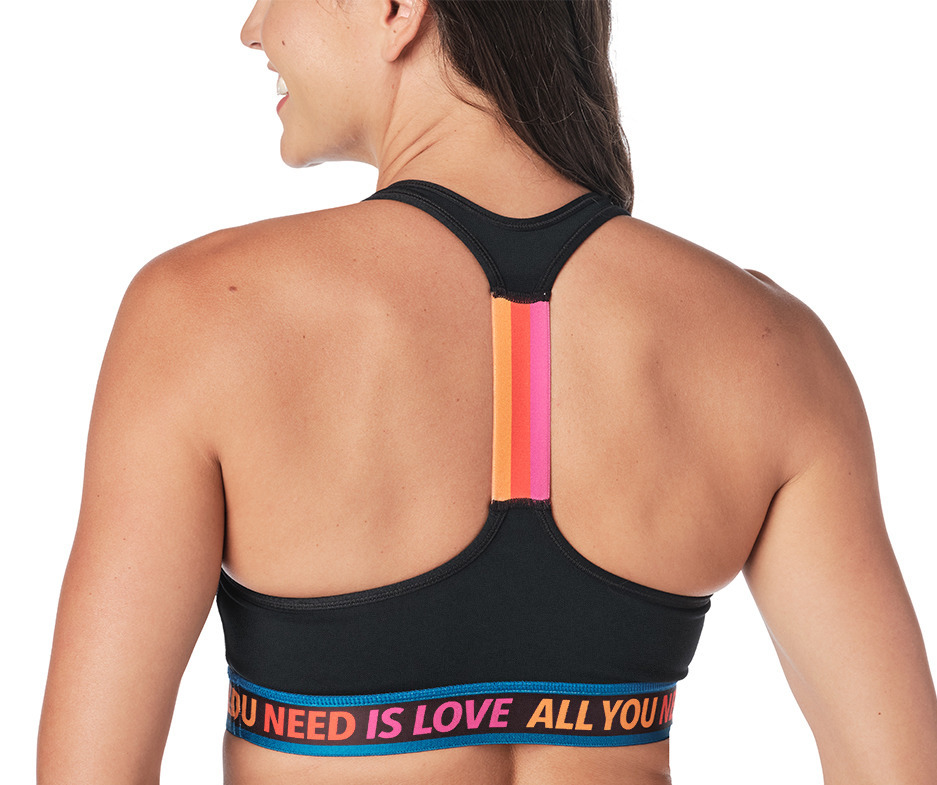 Zumba All You Need Is Love Scoop Bra