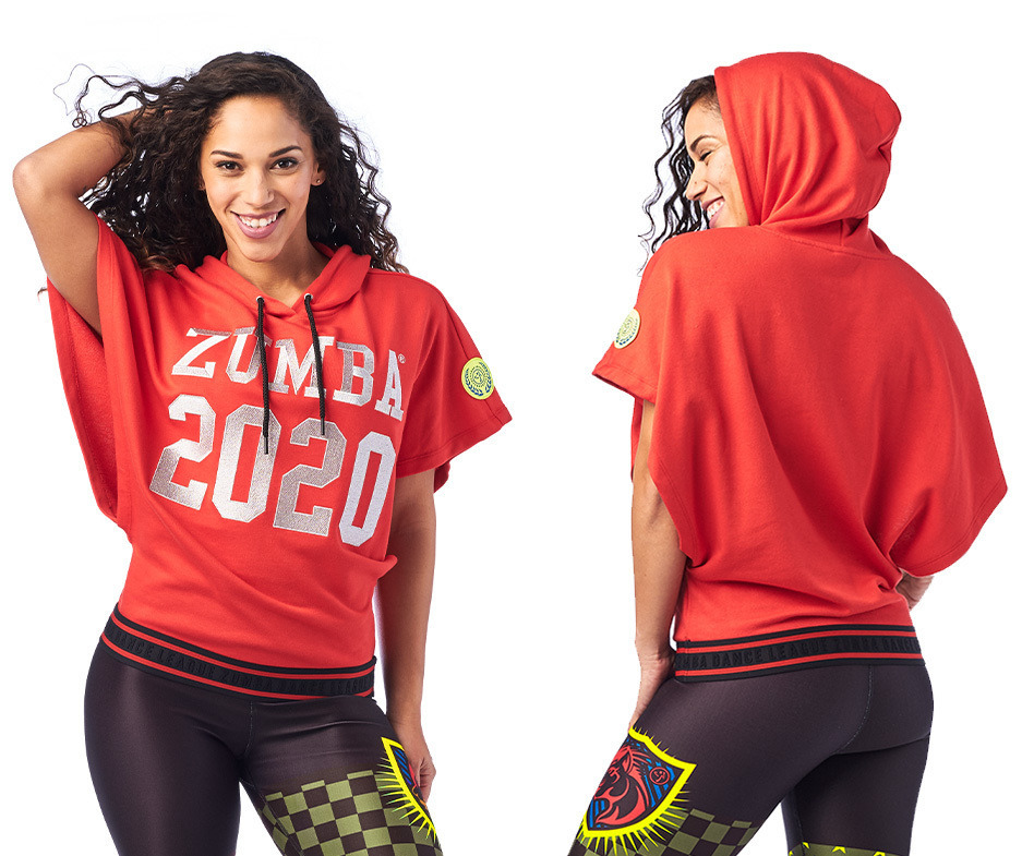 zumba sleeveless hoodie