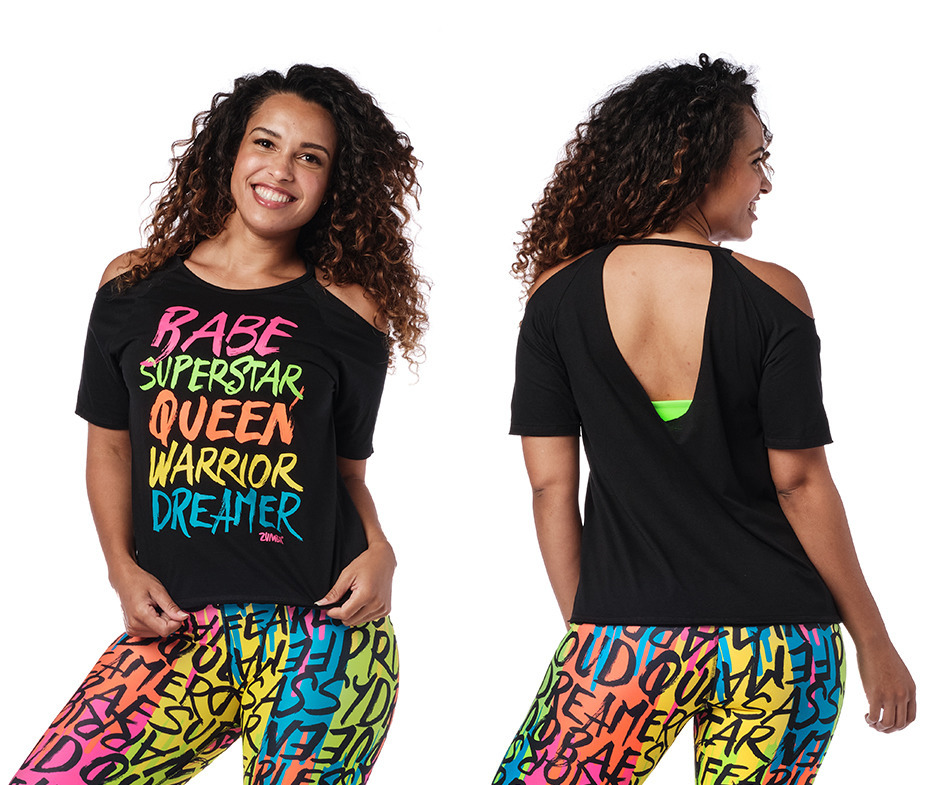 Zumba Dreamer Cold Shoulder Top | Zumba 