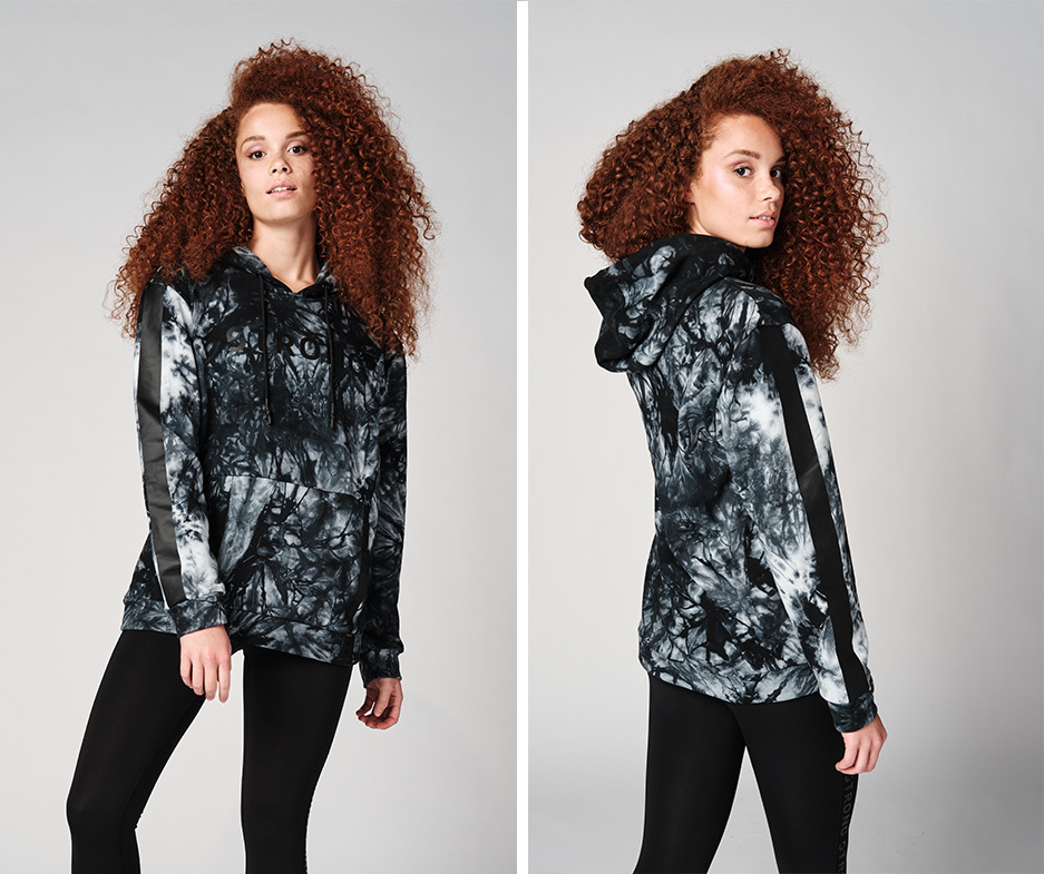 tie dye pullover hoodie