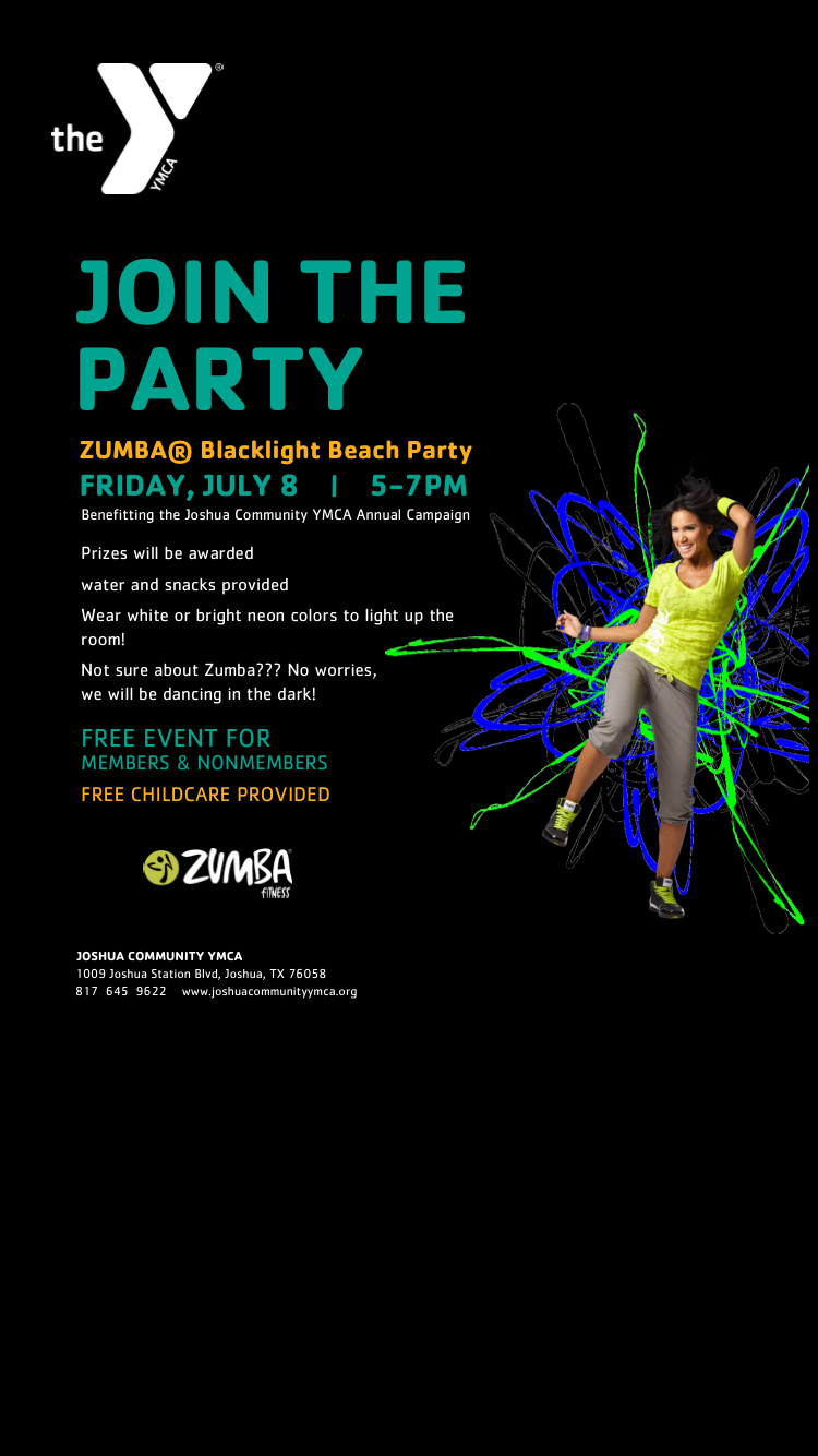 Zumba - Ditch the Workout, Join the Party, image size:750x1334