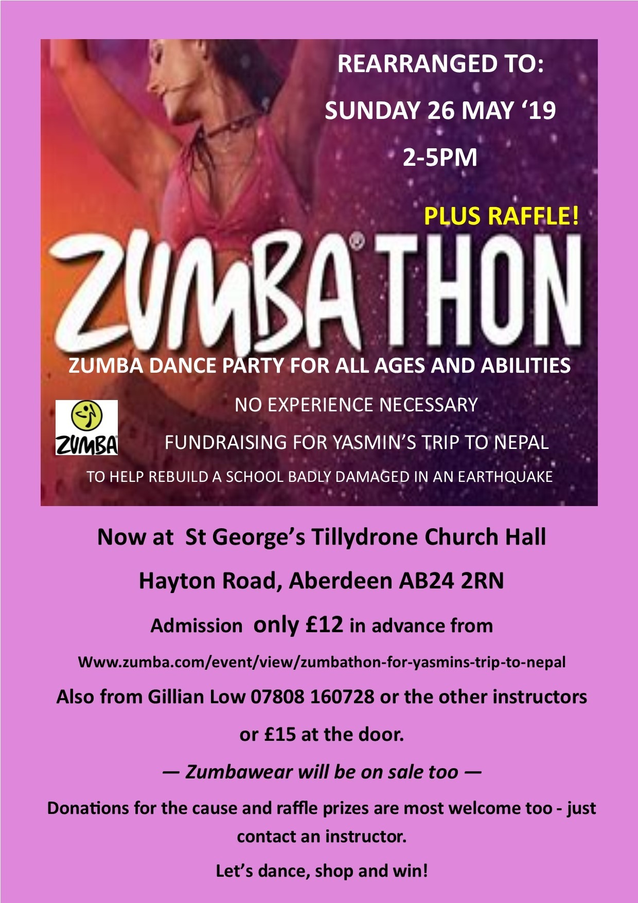 Zumba - Ditch the Workout, Join the Party, image size:1240x1754