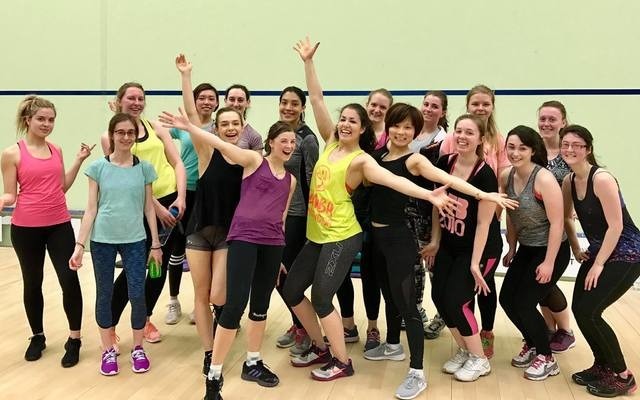 Zumba Step class at University of Birmingham Sport and Fitness Club ...